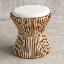 Allein Jawit Rattan Accent Stool